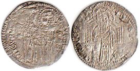 монета Венеция Гроссо без даты 1382-1400