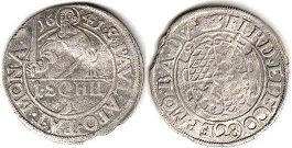 монета Мюнстер 1 шиллинг 1641