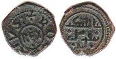 монета Сицилия 1 фолларо без даты (1189-1194)