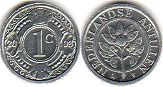 монета Нидерландские Антиллы 1 цент 2009