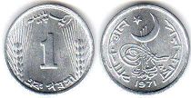 монета Пакистан 1 пайса 1971