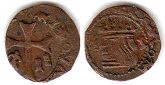 монета Майорка доблер 1700-1724