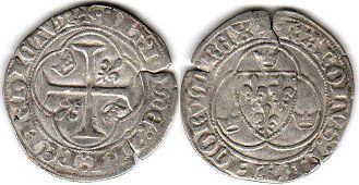 монета Франция бланка 1436