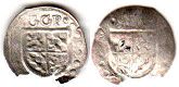 монета Пфальц 1 пфенниг без даты (1592-1634)