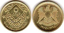 монета Сирия 5 пиастров 1974