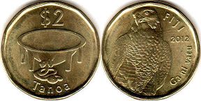 монета Фиджи 2 доллара 2012