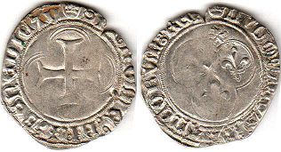 монета Франция бланка 1475