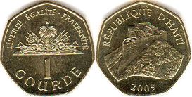 монета Гаити 1 гурд 2009