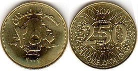монета Ливан 250 ливров 2009