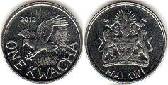 монета Малави 1 квача 2012