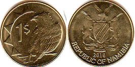 монета Намибия 1 доллар 2010