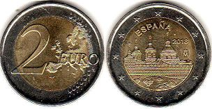 монета Испания 2 евро 2013
