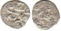 монета Турция Османская 1 акче 1618