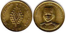 монета Бруней 1 сен 2008