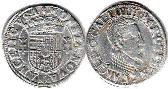 монета Лотарингия Тестон 1545-1608