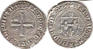 монета Франция бланка 1488