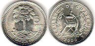 монета Гватемала 5 сентаво 2000