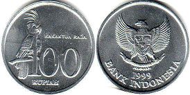 монета Индонезия 100 рупий 1999