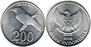 монета Индонезия 200 рупий 2003