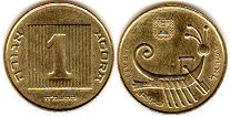 монета Израиль 1 агора 1985