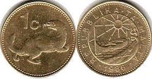 монета Мальта 1 цент 1986