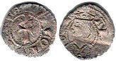 монета Арагон обол 1213-1276