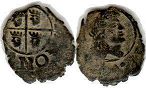 монета Арагон динеро 1700-1746