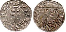 монета Арагон динеро 1213-1276
