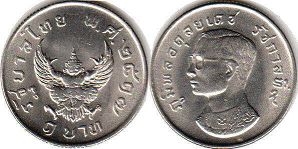 монета Таиланд 1 бат 1974