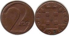 монета Австрия 200 крон 1924
