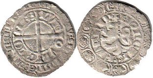 монета Фландрия Грош без даты (1337-38)