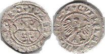 монета Рига шиллинг (1539-1563)