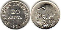 монета Греция 20 лепт 1926