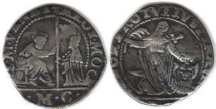 монета Венеция 1 лира без даты (1570–1577)
