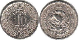 монета Мексика 10 сентаво 1936