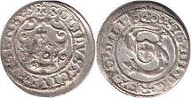монета Рига солид 1595