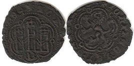 монета Кастилия и Леон бланка 1406-1454