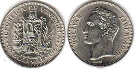 монета Венесуэла 1 боливар 1967