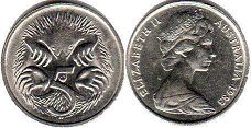 монета Австралия 5 центов 1983