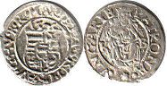 монета Венгрия денар 1576