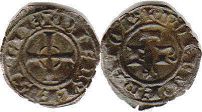 монета Сицилия денар без даты (1247-1248)