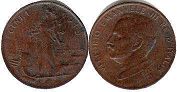 монета Италия 1 чентезимо 1915