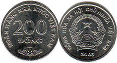 монета Вьетнам 200 донг 2003