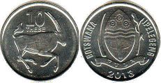 монета Ботсвана 10 тхебе 2013