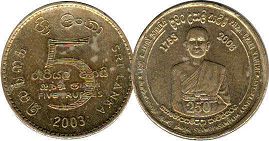 монета Цейлон 5 рупий 2003