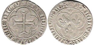 монета Франция бланка 1483