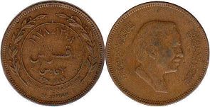 монета Иордания 10 филсов 1978