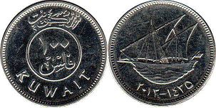 монета Кувейт 100 филсов 2012
