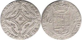 монета Испанские Нидерланды стювер 1619