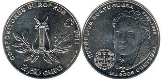 монета Португалия 2,5 евро 2014